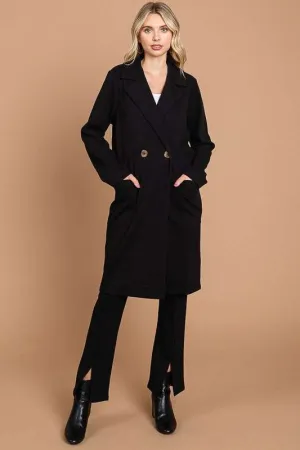 72! Culture Code Black Coat