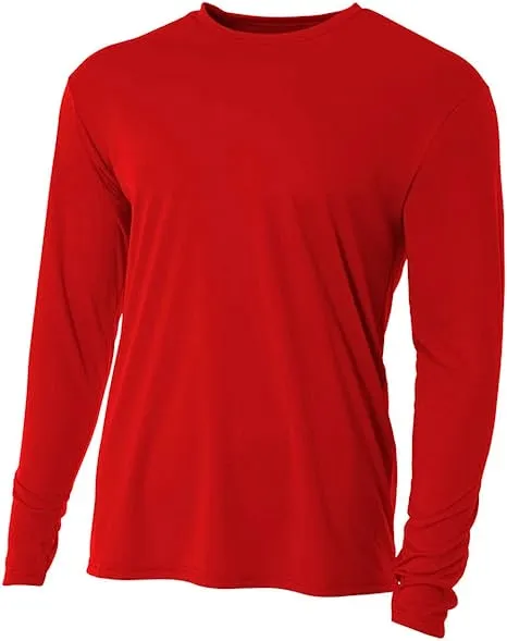 A4 Youth Cooling Performance Long Sleeve T-Shirt