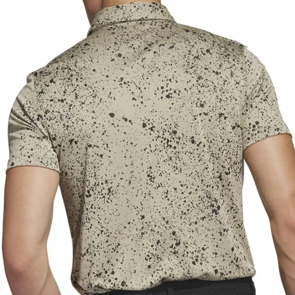 adidas Jacquard Polo Shirt - Hemp/Black/Olive Strata