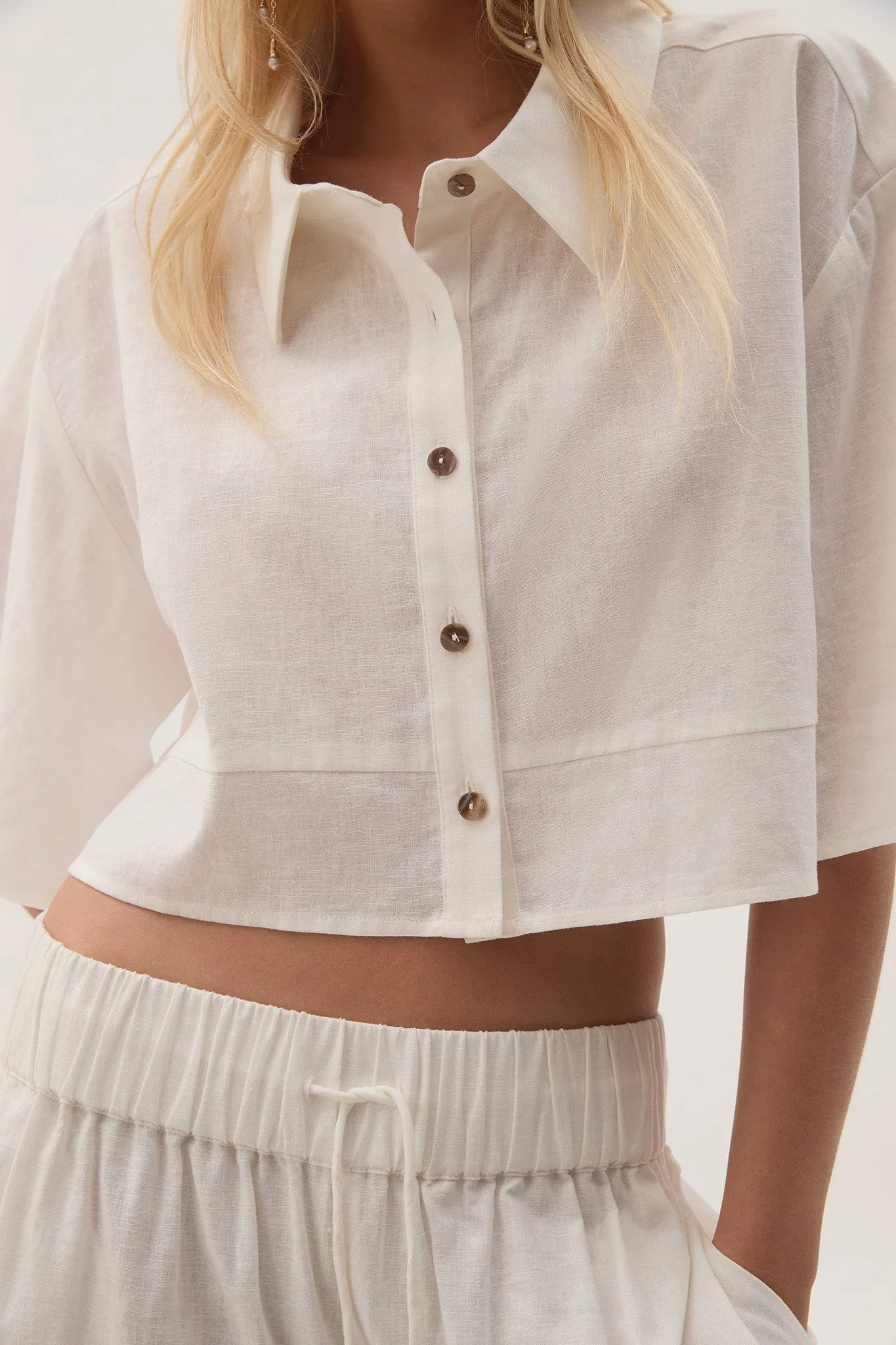 Airlie Cropped Shirt