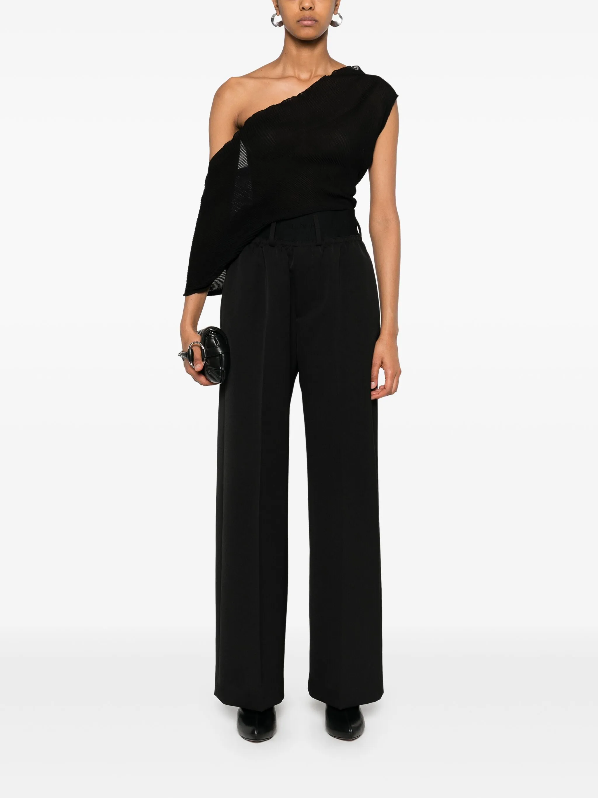 ALAINPAUL - Women Elastic Waist Pant