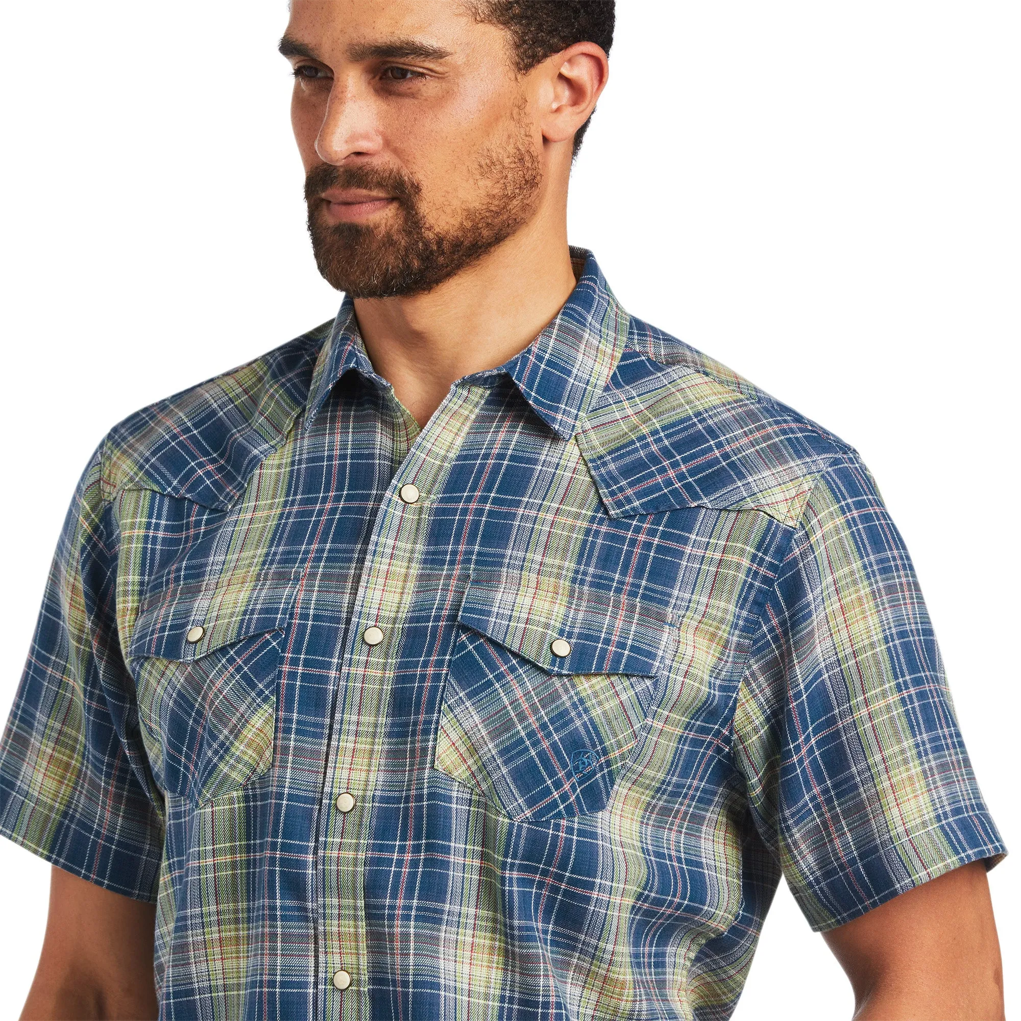 Ariat | Men's Huey | Retro Fit Western Shirt | Lime Chaser LAST ONE!