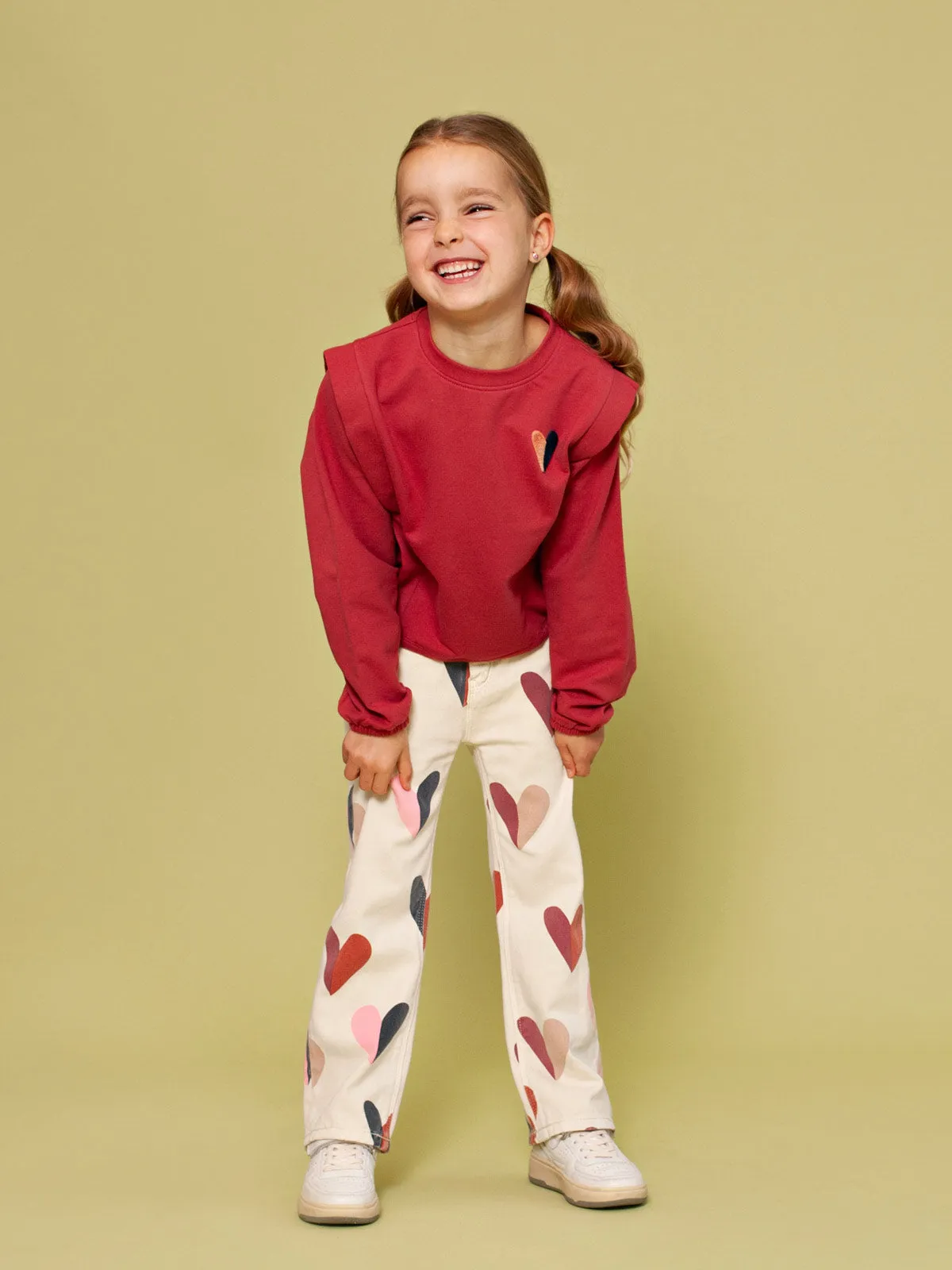 Babyface- Girls' cotton pants with print-SSA24408254