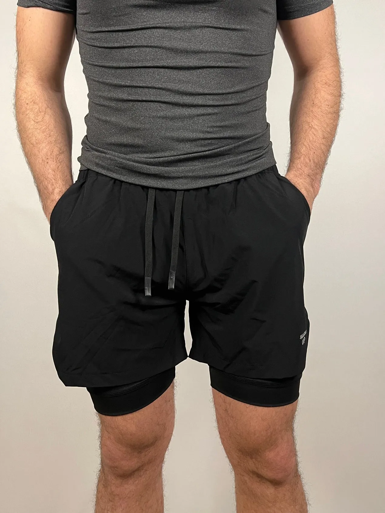 Black/Black performance Shorts