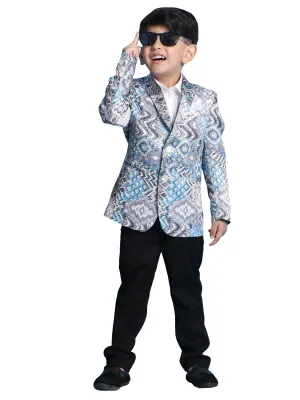 Boy's Grey Blazer - Vastramay Boys