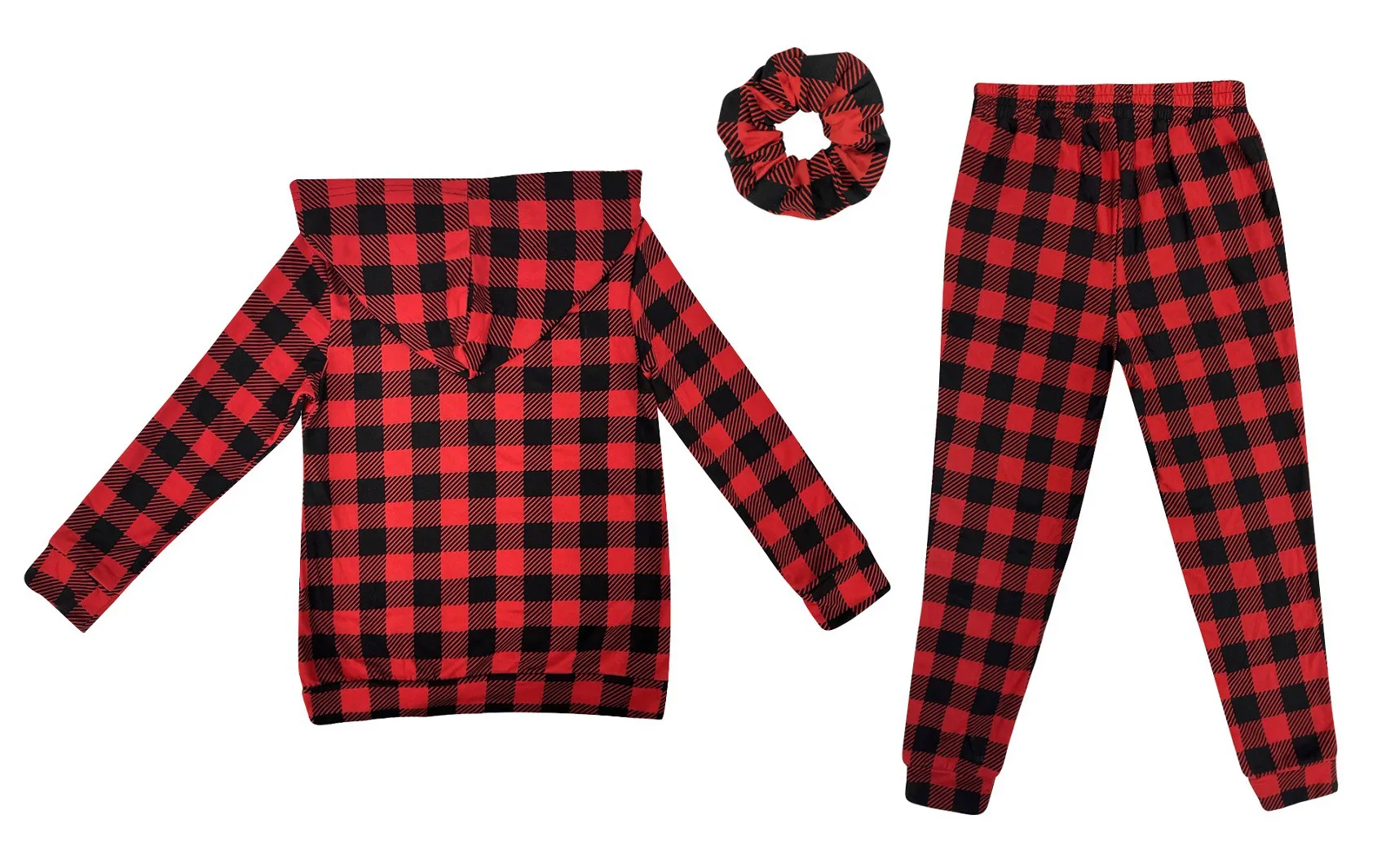 Buffalo Plaid Kids Pajama Set