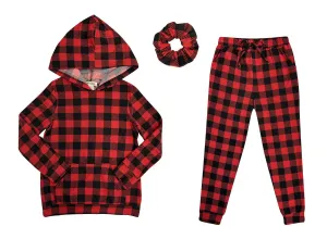 Buffalo Plaid Kids Pajama Set