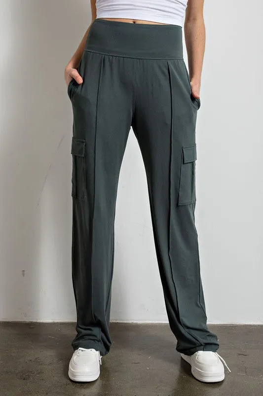 Butter Straight Leg Cargo Pants