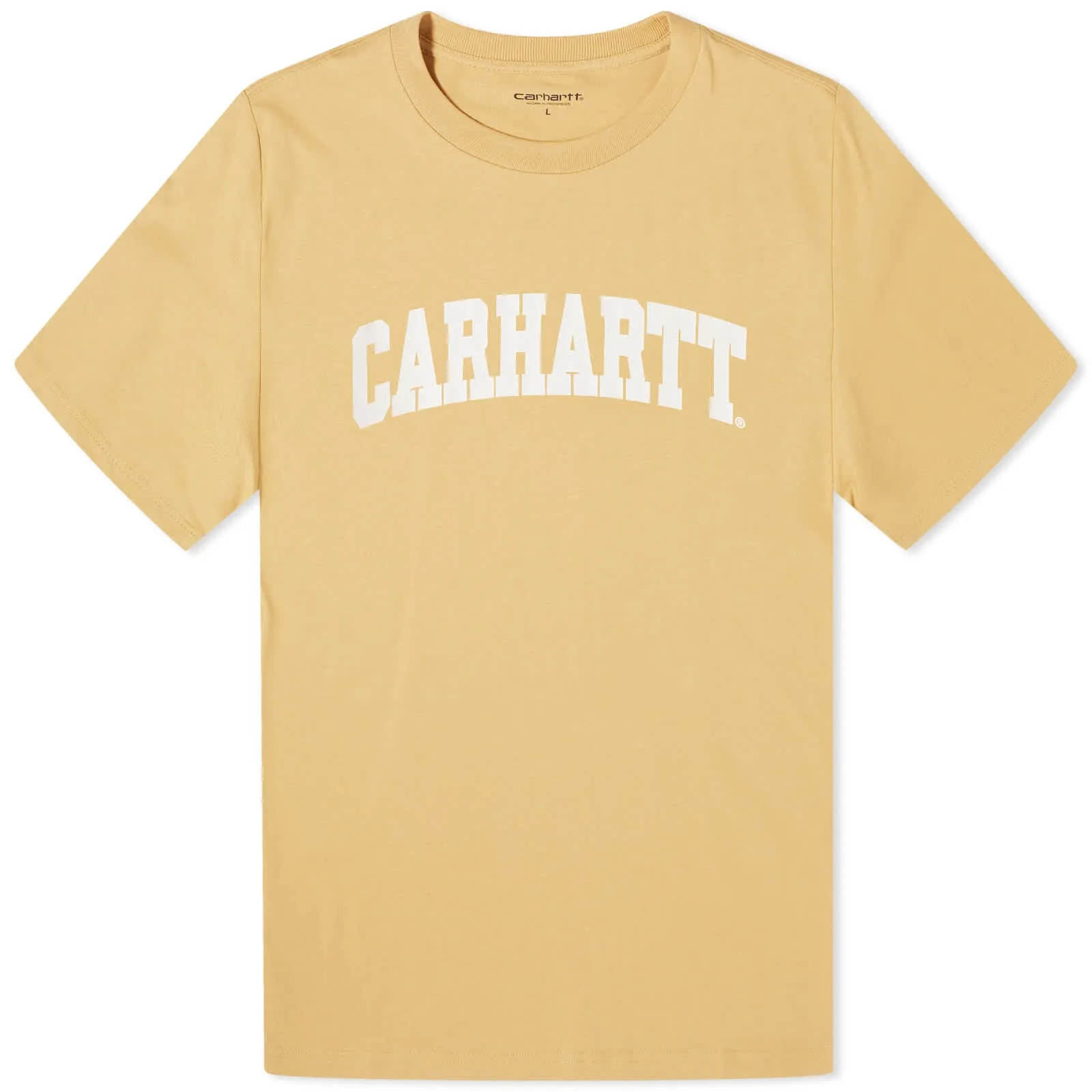 Carhartt Wip University T-Shirt, Bourbon & White