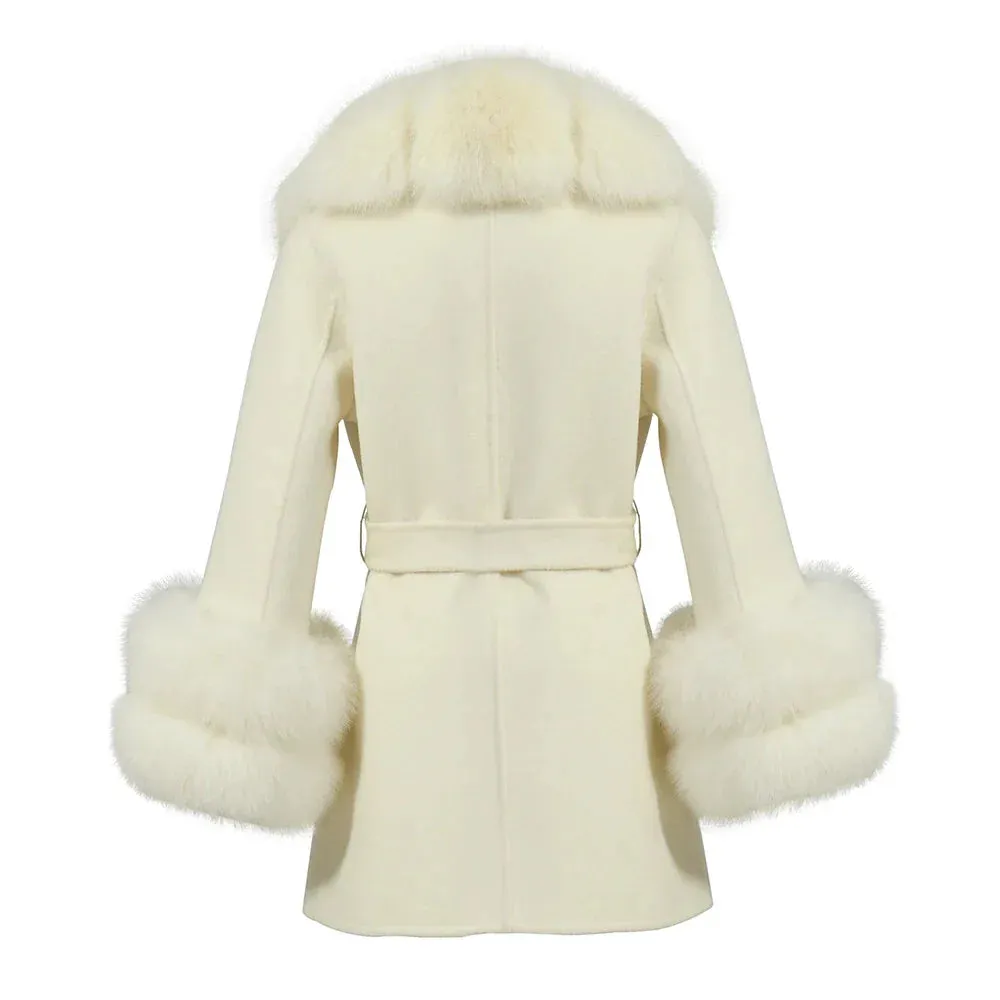 Cashmere Fur Wool Children's Coats