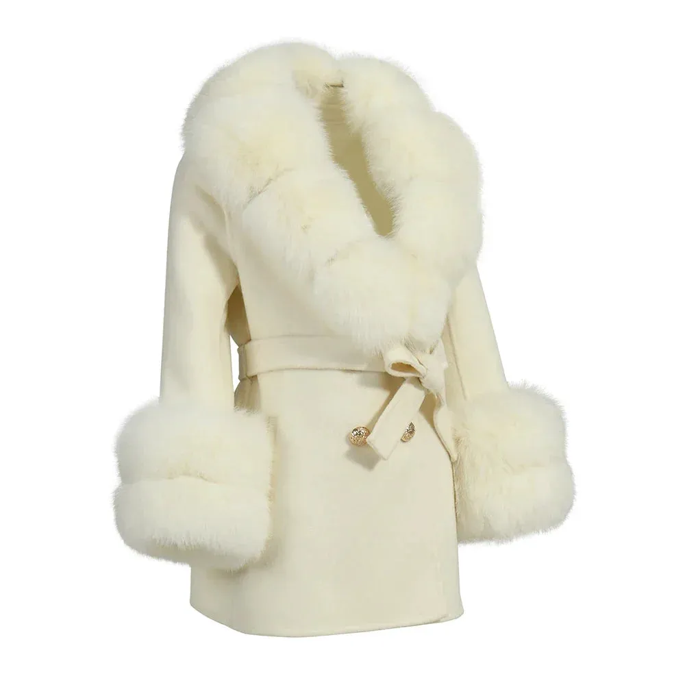 Cashmere Fur Wool Children's Coats