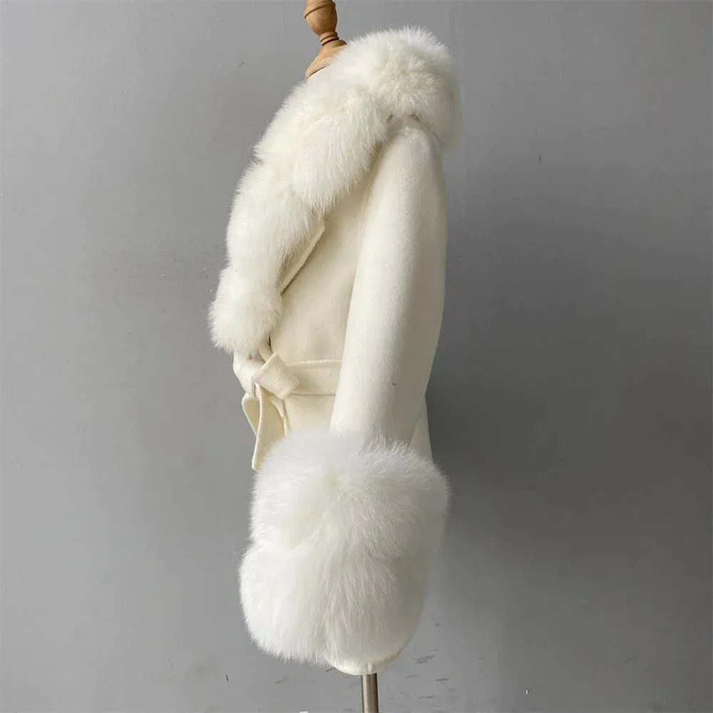 Cashmere Fur Wool Children's Coats