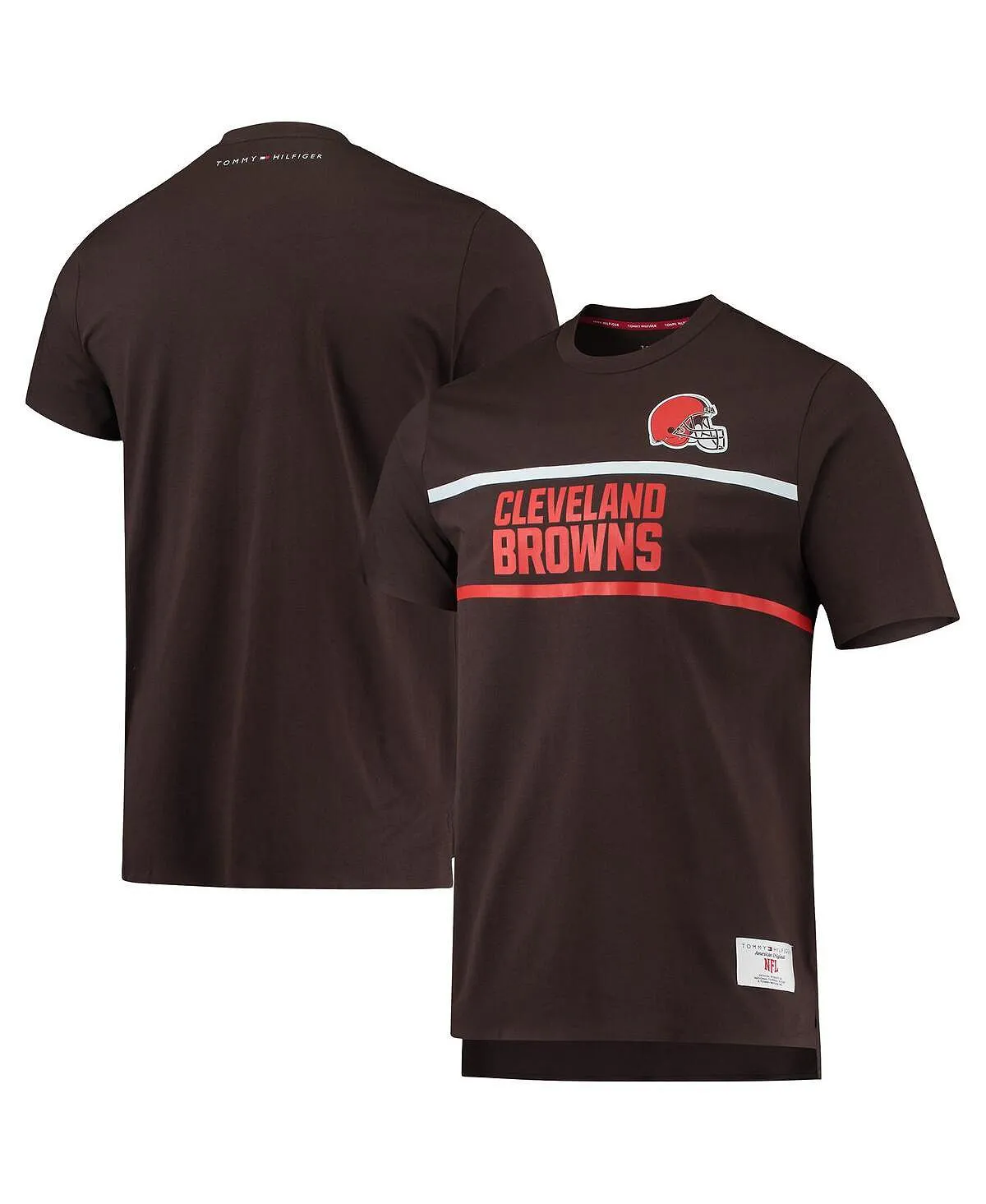 Cleveland Browns The Travis Men's Brown T-Shirt Tommy Hilfiger