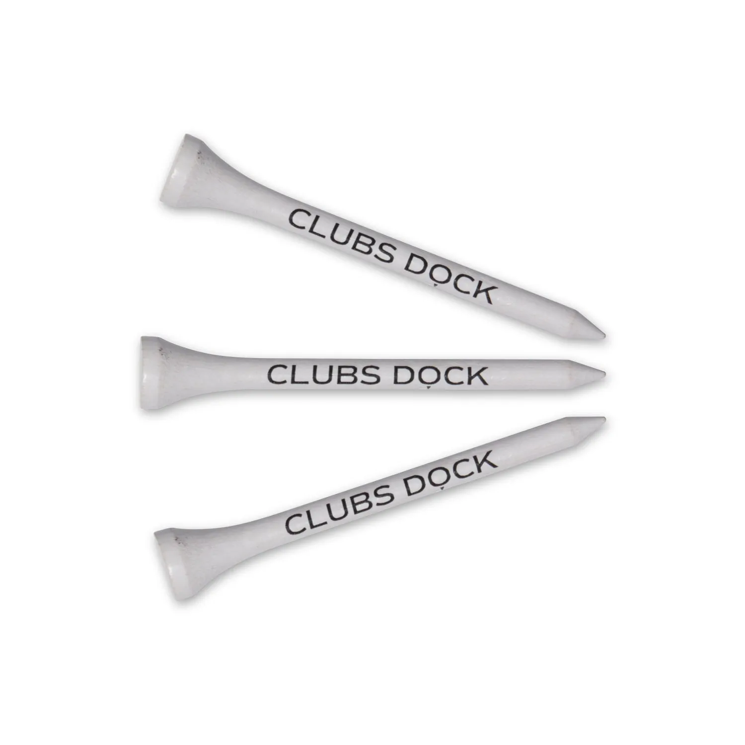 ClubsDock Bamboo Golf Tees