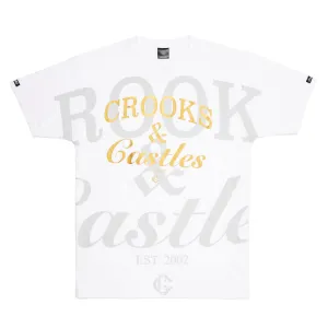 Crooks & Castles Timeless OVS Tee White