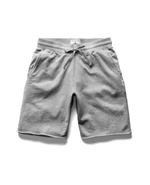 Cut Off Sweatshort Lightweight Terry Heather Grey