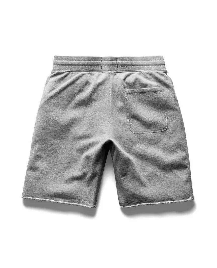 Cut Off Sweatshort Lightweight Terry Heather Grey