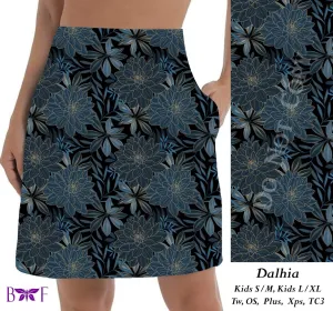 Dahlia- Floral Skort