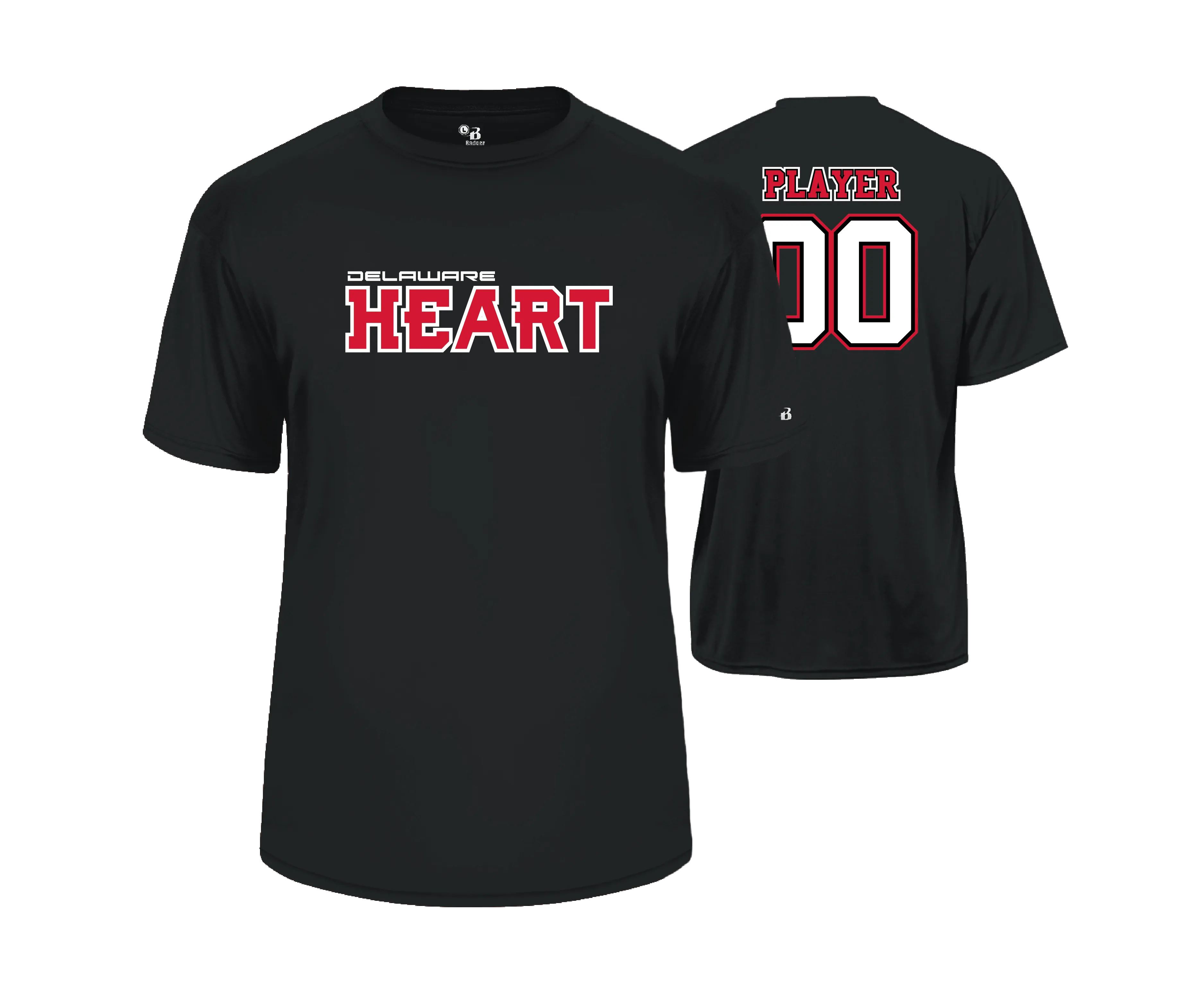 Delaware Heart SS Performance Tees