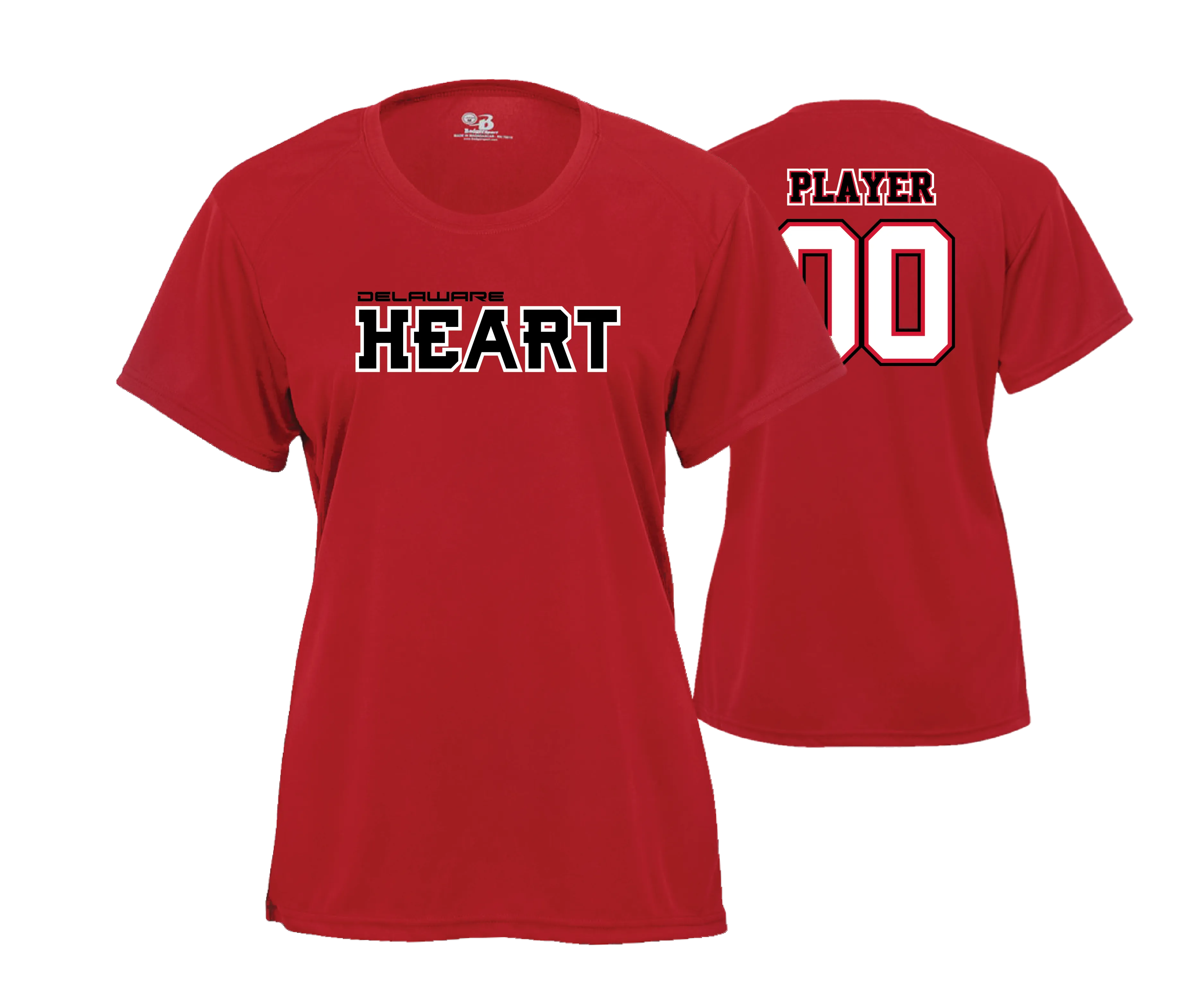 Delaware Heart SS Performance Tees