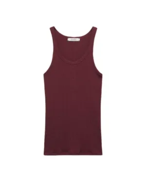 Dorothee Schumacher Simply Timeless Tank Top Burgundy