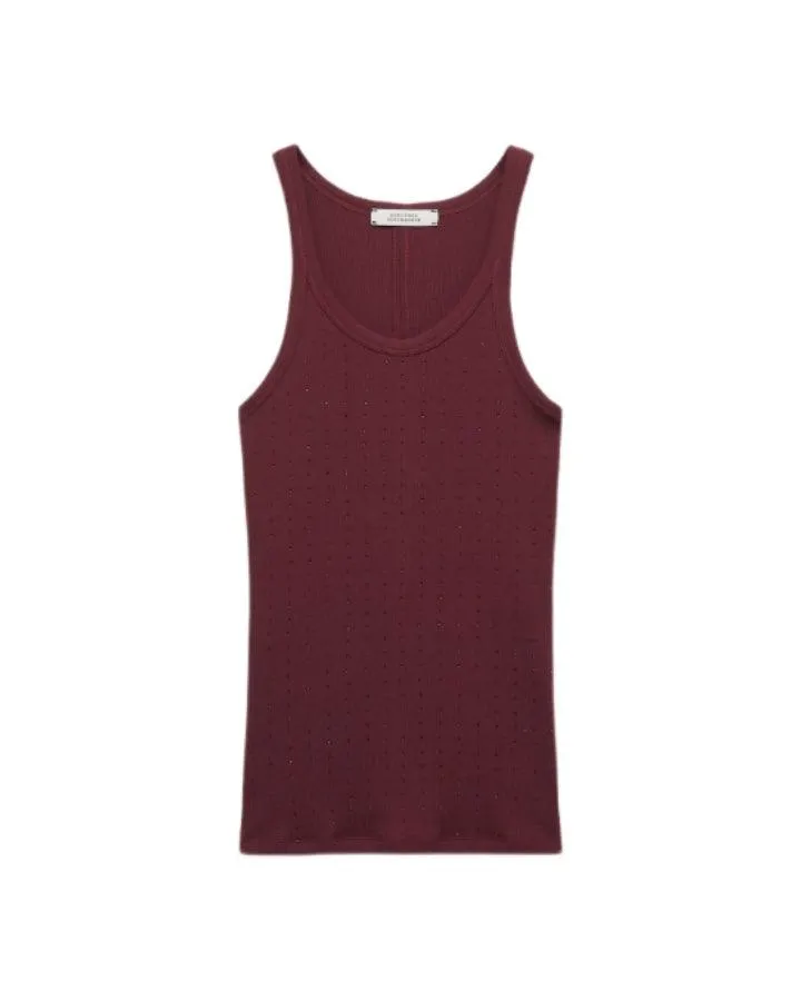 Dorothee Schumacher Simply Timeless Tank Top Burgundy