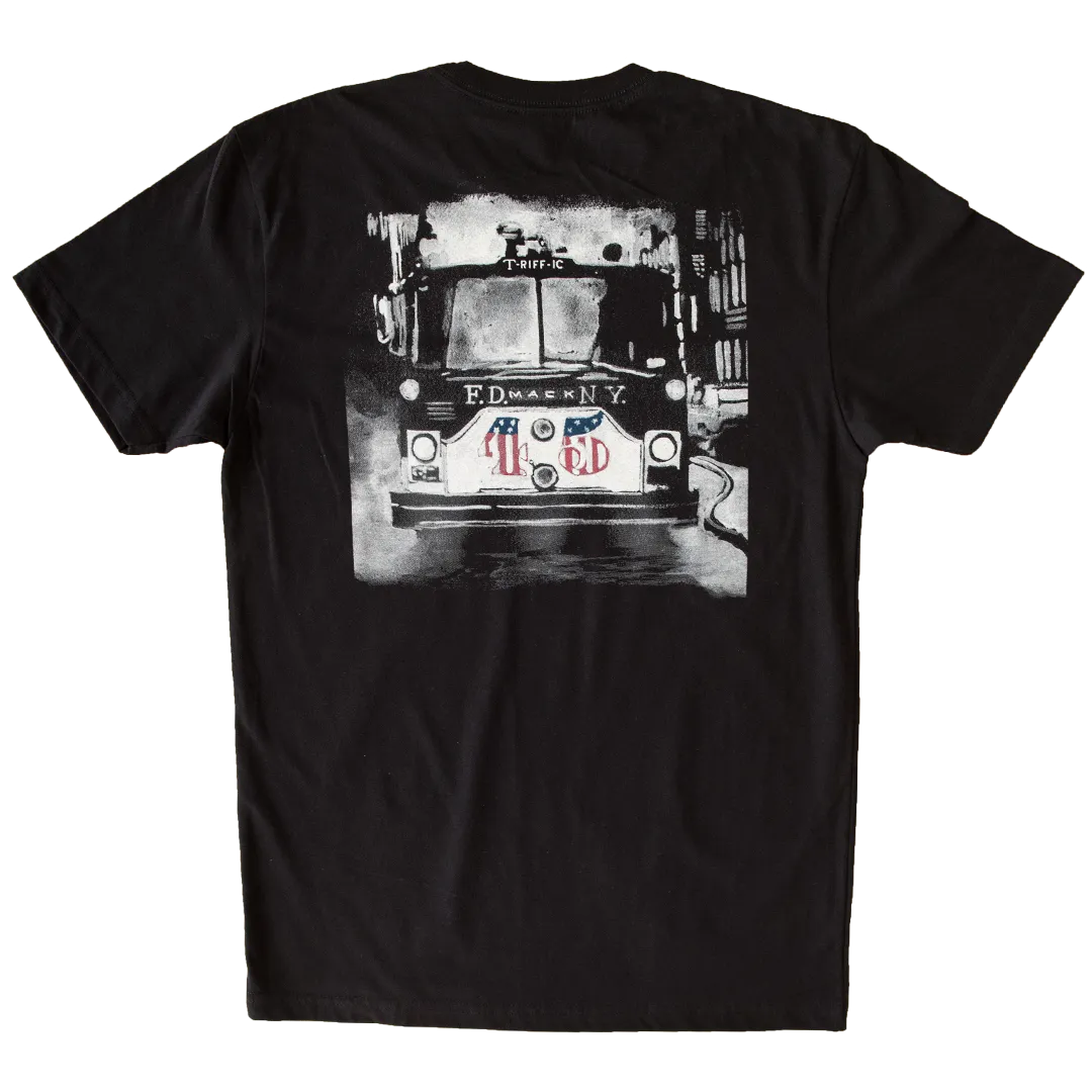 Engine 45 - Black Tee