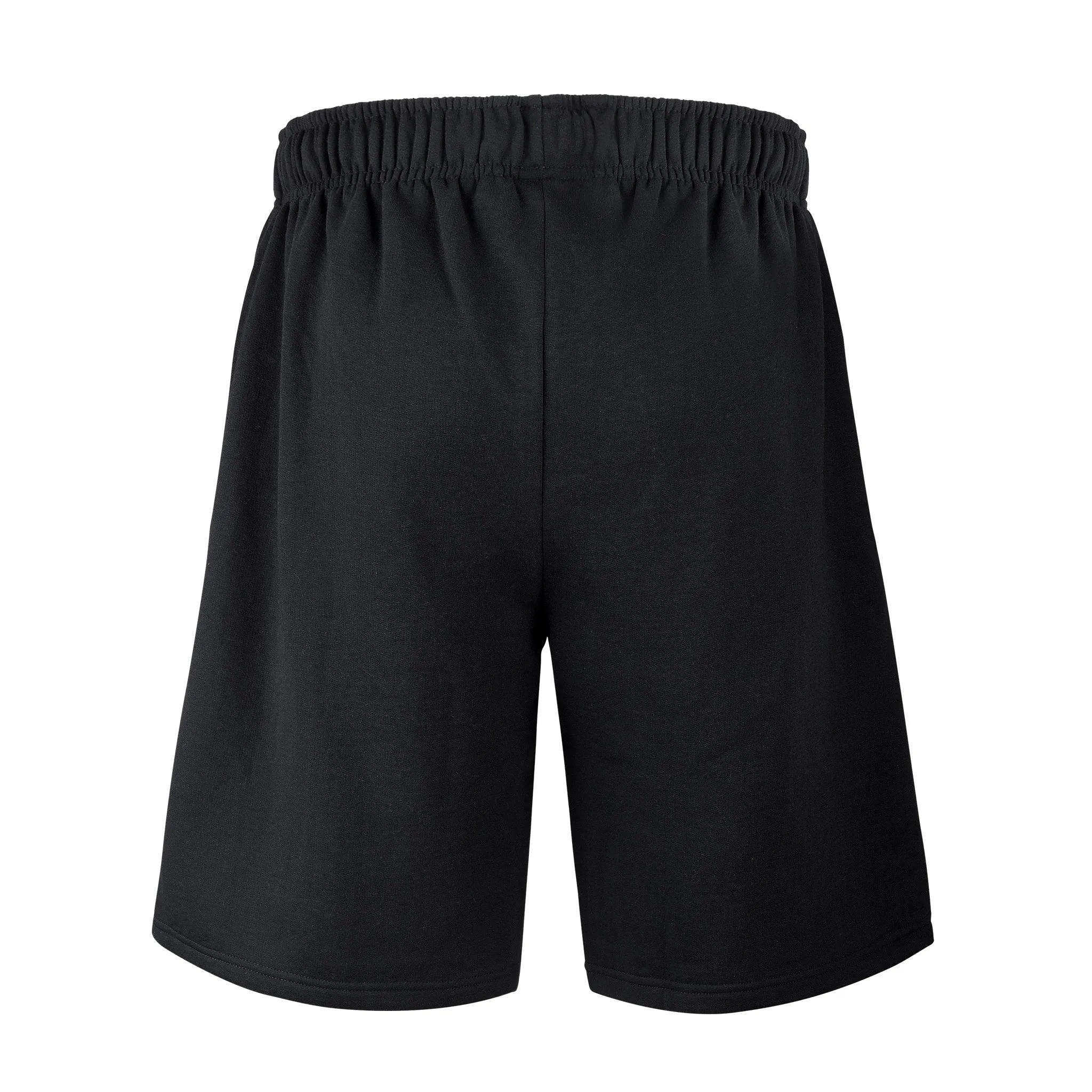 ET|TU MEN'S LIGHTWEIGHT FLEECE SHORTS (FS1020E_BLK)