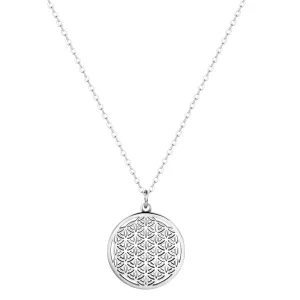 Flower of Life Pendant Necklace Silver