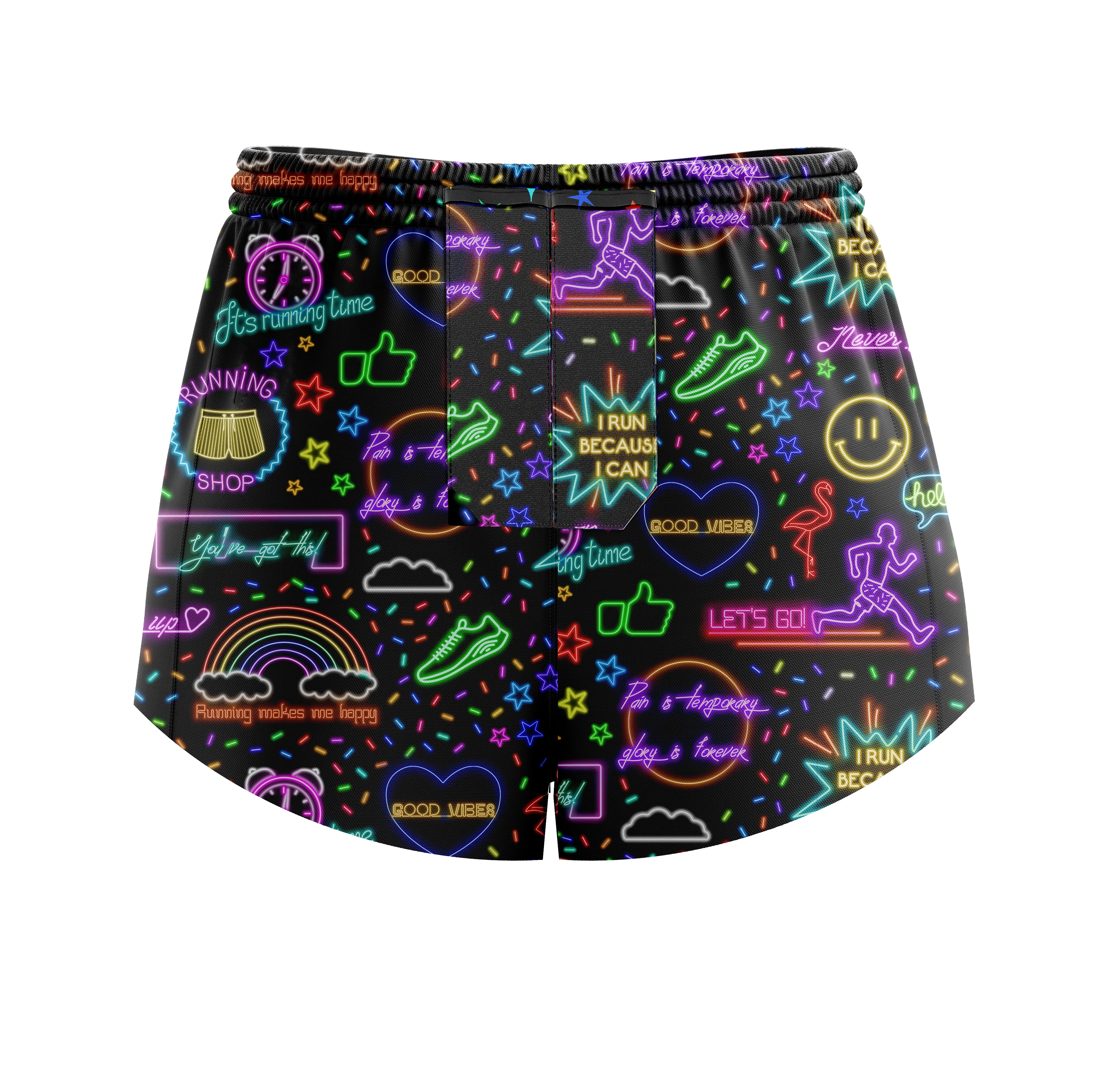 ''Glow & go'' racer shorts