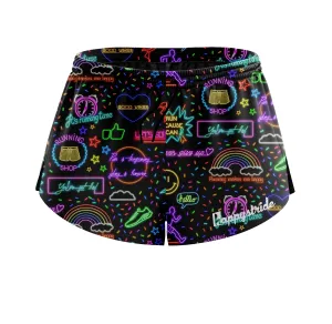 ''Glow & go'' racer shorts