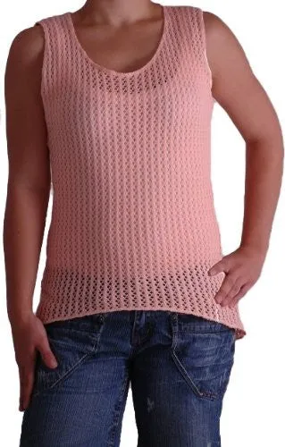 Halle Mesh Crochet Tops