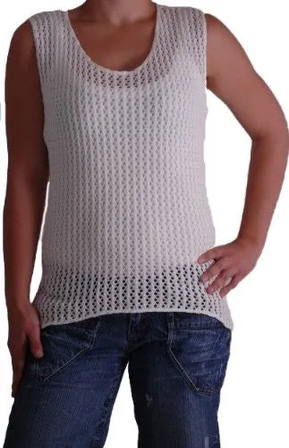 Halle Mesh Crochet Tops