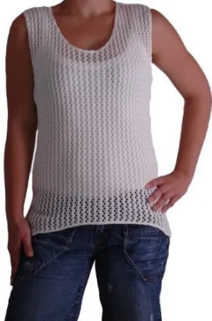 Halle Mesh Crochet Tops