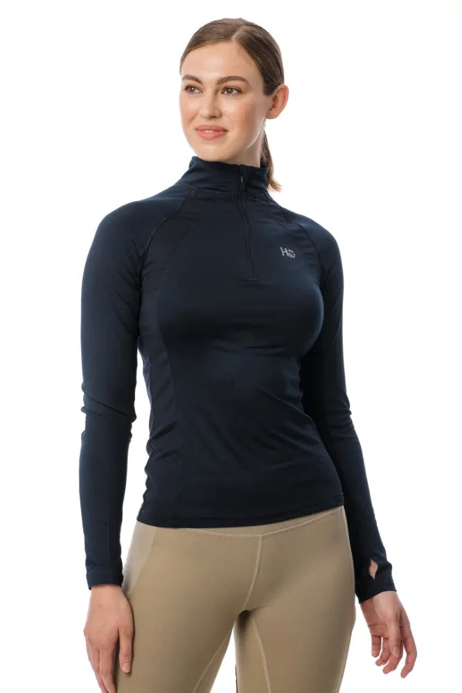 Horseware Ireland Aveen Half Zip Technical Long Sleeve Top