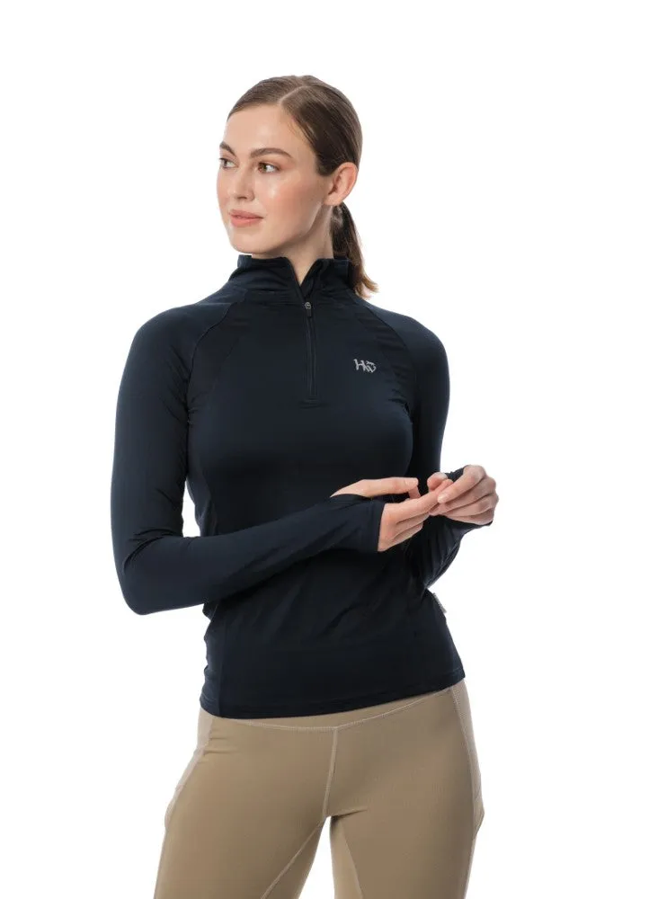 Horseware Ireland Aveen Half Zip Technical Long Sleeve Top