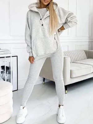 Ivyshape | Casual and Comfortable Sweatshirt Suit