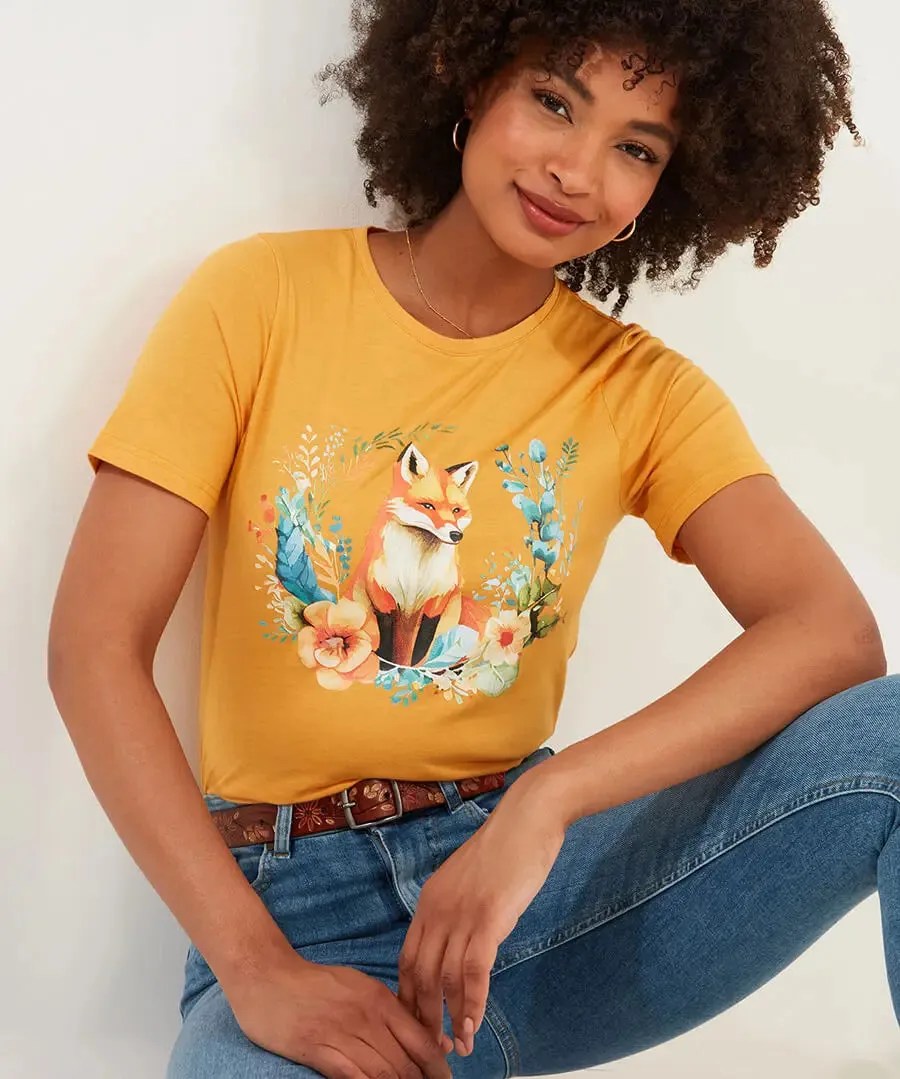 Joe Browns 16 Ochre Foxy T-Shirt