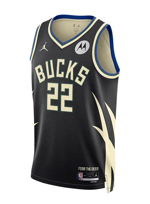 Jordan 2022 Statement Edition Khris Middleton Milwaukee Bucks Swingman Jersey