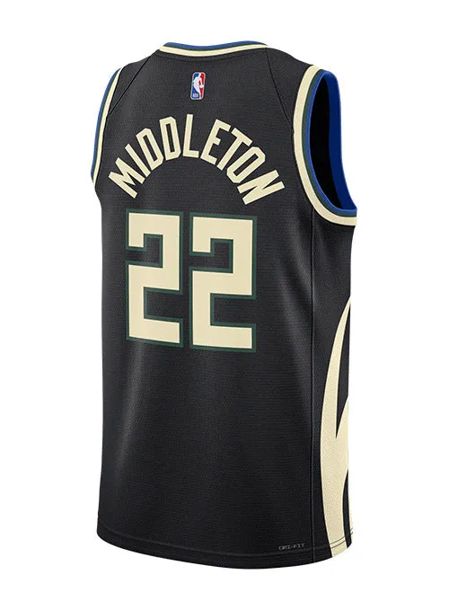 Jordan 2022 Statement Edition Khris Middleton Milwaukee Bucks Swingman Jersey