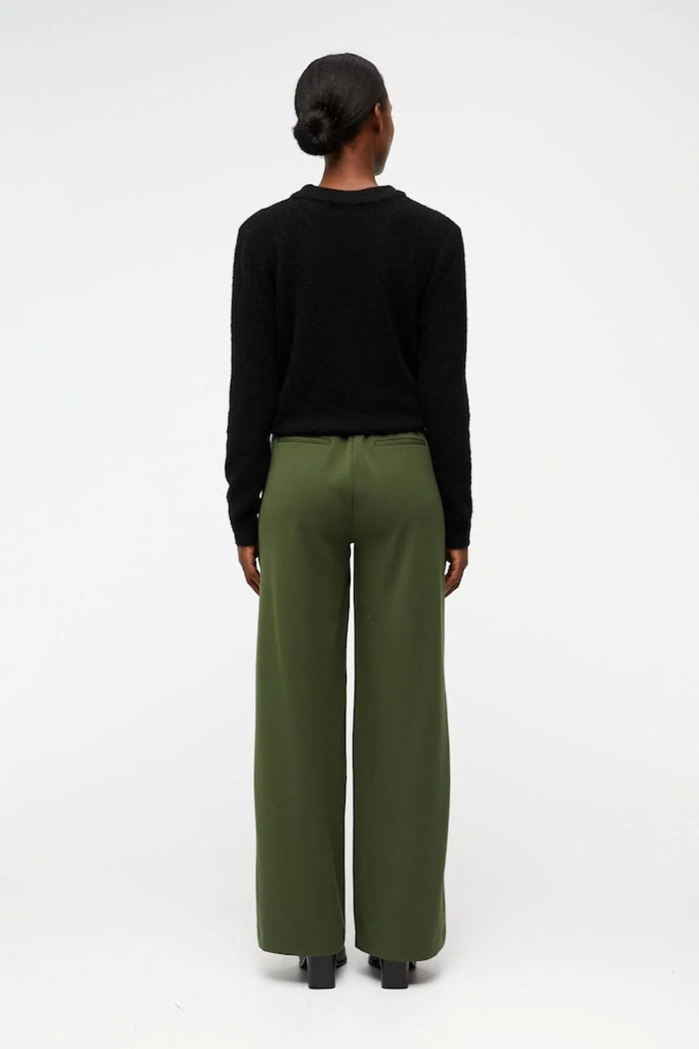 Lisa Wide Trousers - Black