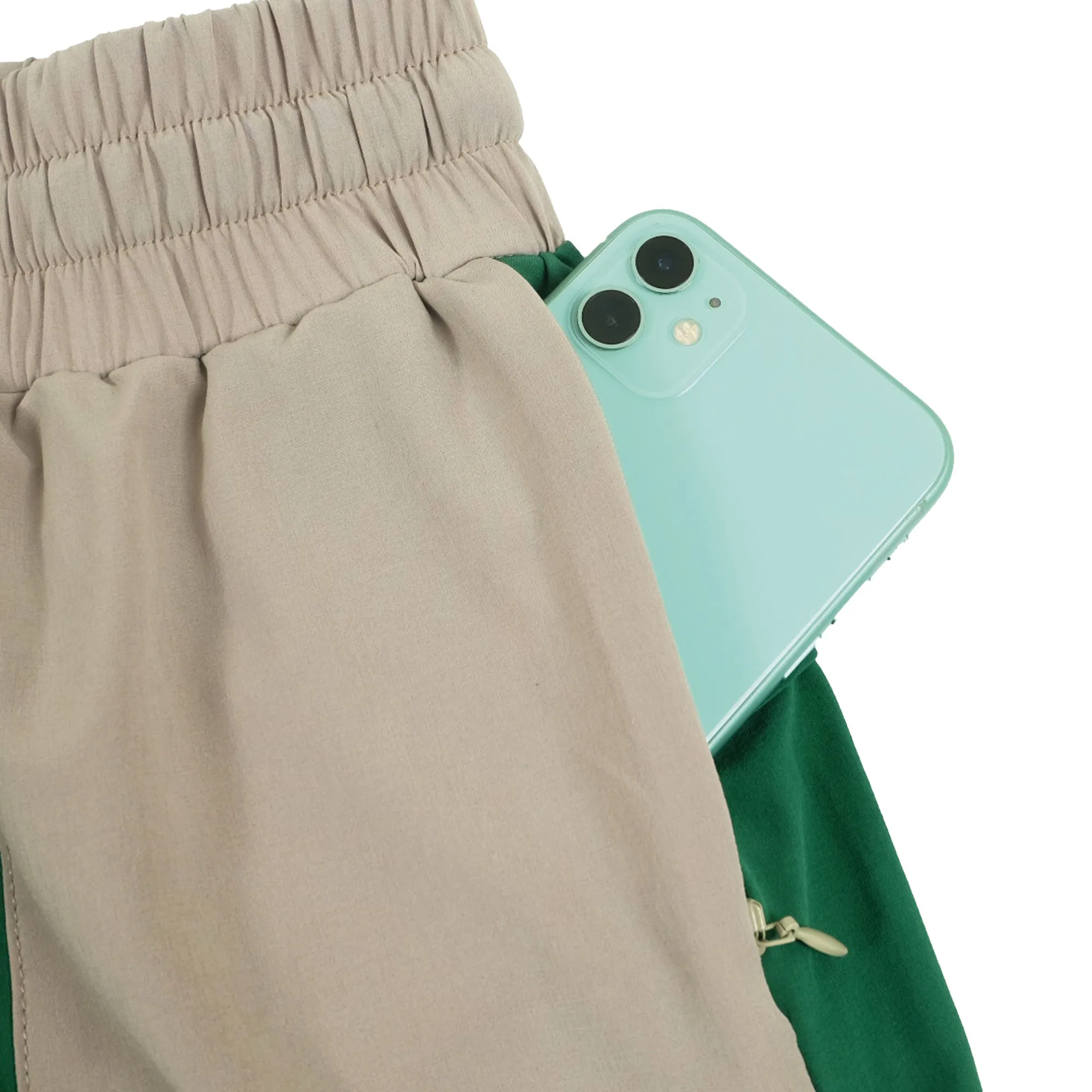 Longevity Lightweight Short Green/Beige