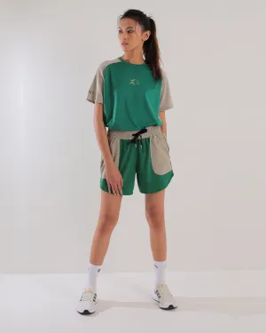 Longevity Lightweight Short Green/Beige