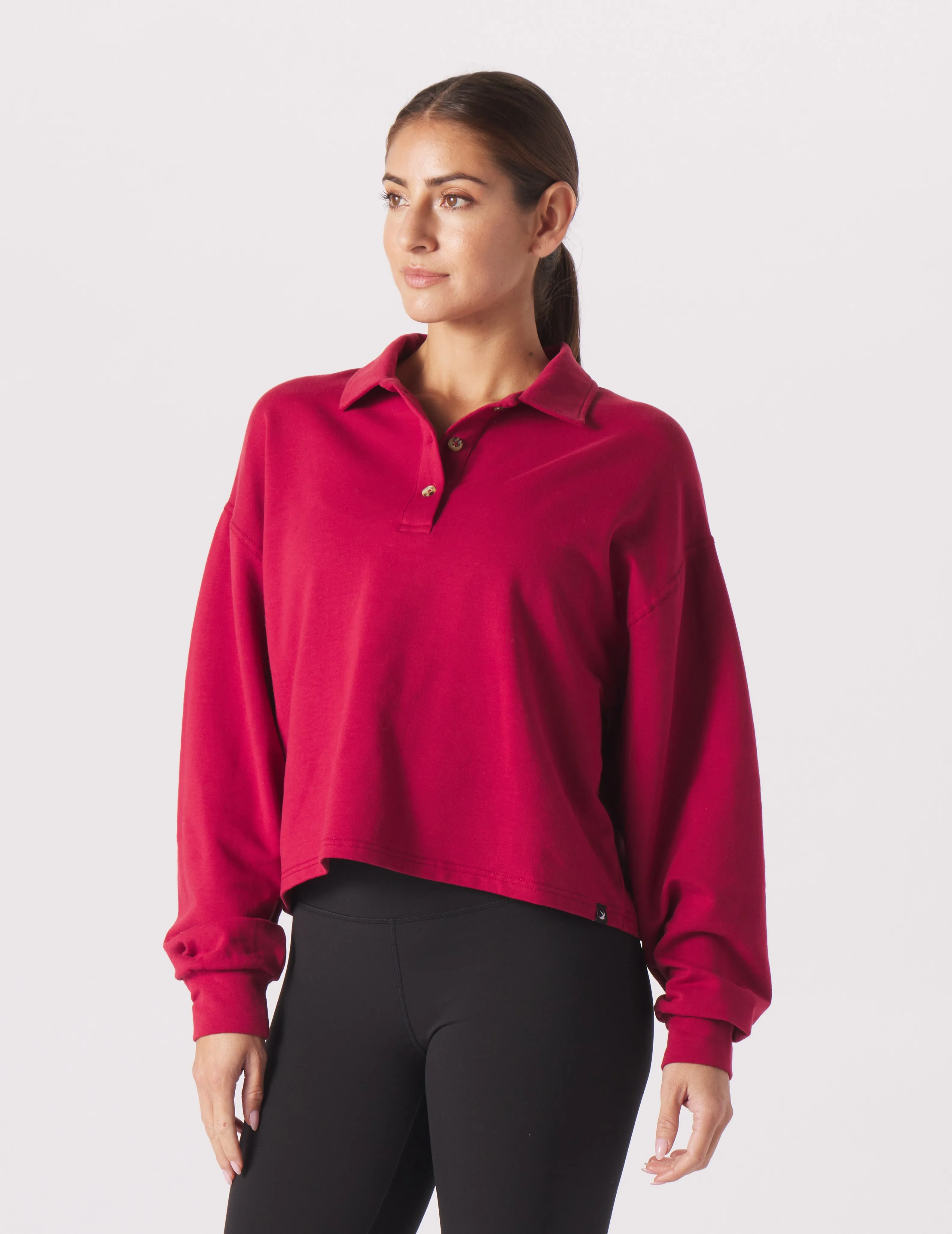 Lounge Skimmer Polo: Cardinal