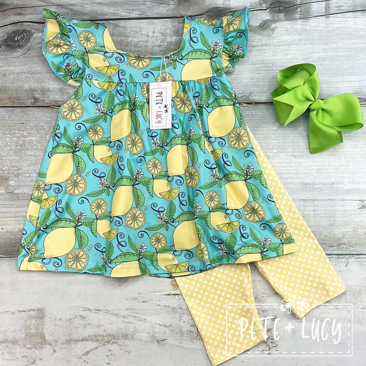 Lucious Lemon Capri Set