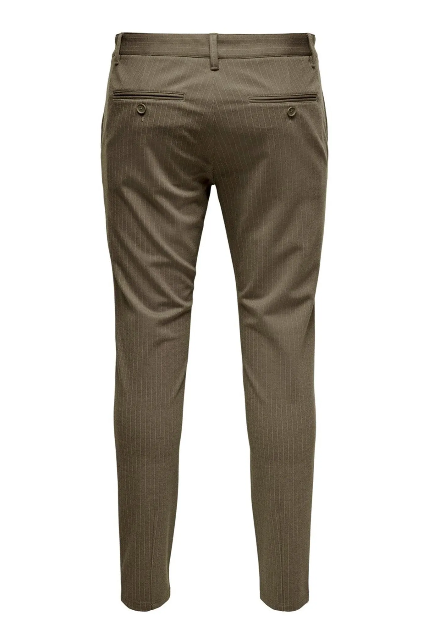 Mark Striped Trousers - Canteen/Chinchilla