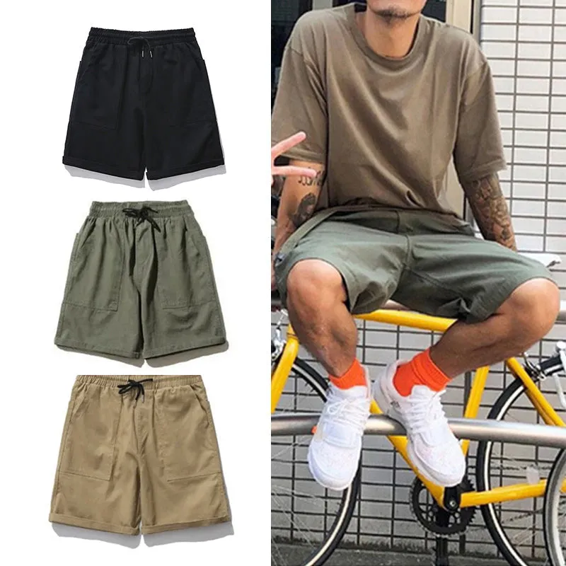 Men's lightweight cotton cargo shorts