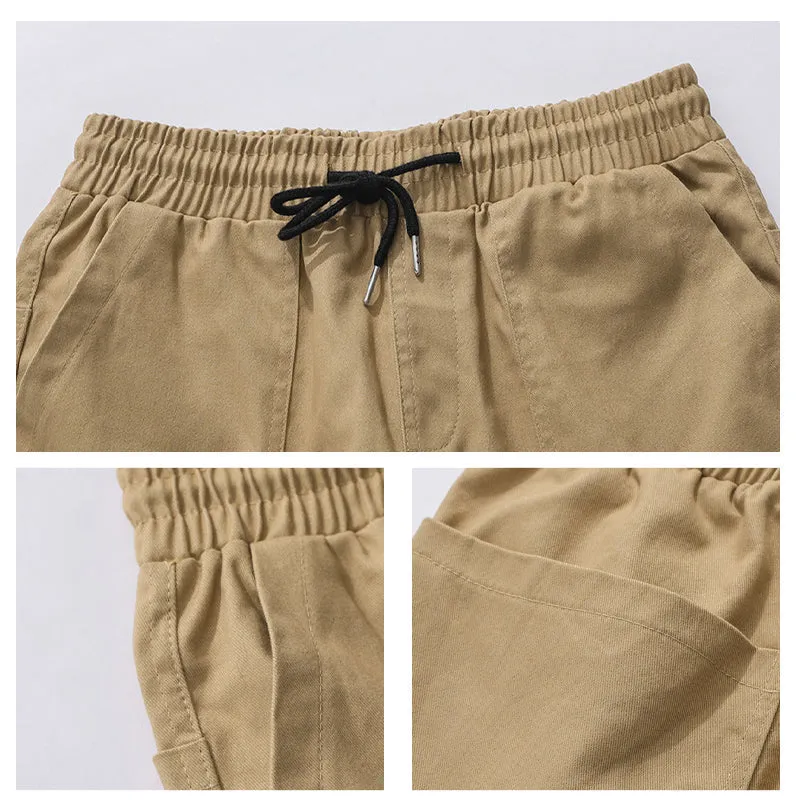 Men's lightweight cotton cargo shorts