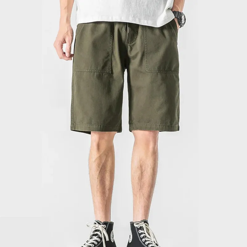 Men's lightweight cotton cargo shorts