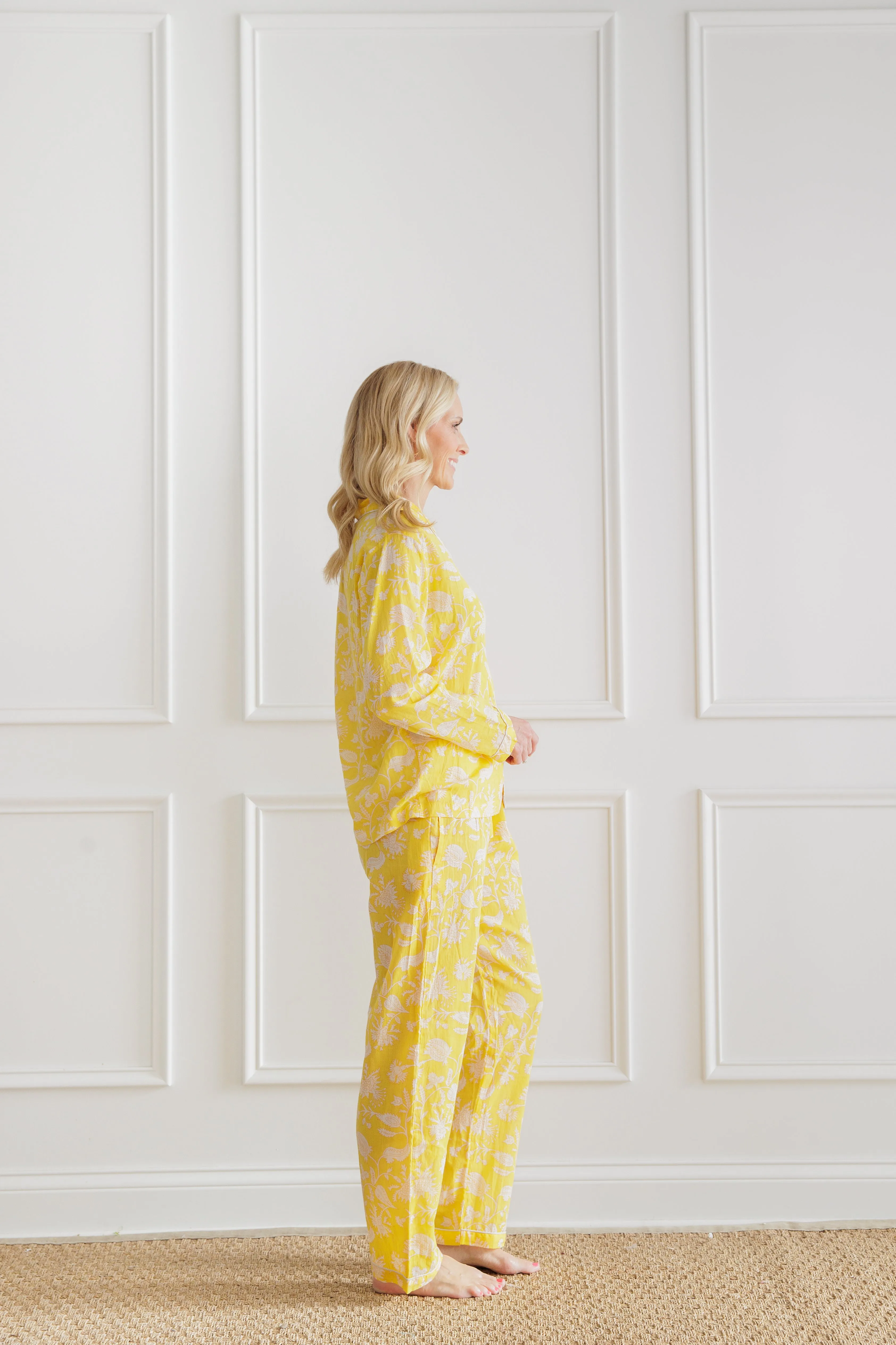 Morning Meadow Yellow Pajama Set